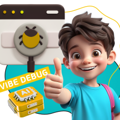 Тестирование & Vibe Debug. Охотники за багами - КИБЕРшкола программирования для детей, компьютерные курсы для школьников, начинающих и подростков - KIBERone г. Смоленск