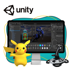 Мир игр на Unity 2D на популярном движке + AI-помощники - КИБЕРшкола программирования для детей, компьютерные курсы для школьников, начинающих и подростков - KIBERone г. Смоленск